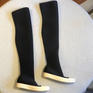 Rick Owens  BRAND NEW NO TAGS Thigh High Sock Boots DRKSHDW
